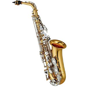 Saxofone Alto Yas 26 Id Laqueado Dourado Com Case Yamaha
