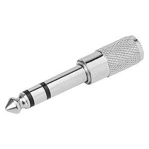 Adaptador P2 Trs Fêmea P10 Trs Metal Storm