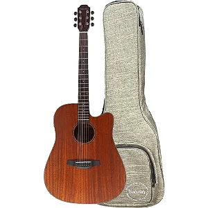 Violao Elétrico Benson EXD500CE MAH NS Aço Dread com Bag