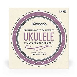 Encordoamento Ukulele Soprano/Concerto D Addario Pro-Arté