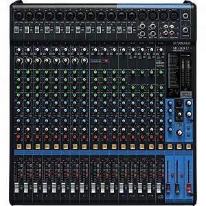 Mesa de Som Yamaha MG20XU Analógica 20 Canais Bivolt Preta