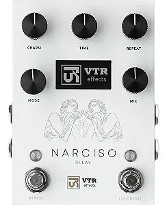 Pedal de Efeito para Guitarra VTR Narciso Delay Gold Series