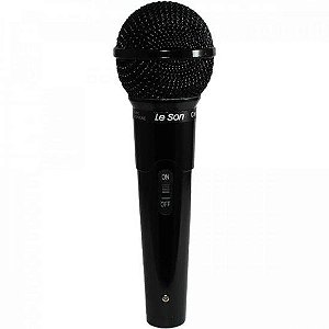 Microfone Leson MC200 Dinâmico Cardióide Preto