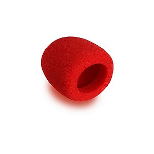 Espuma Anti Puff Para Microfone Vermelha On-Stage ASWS58-R