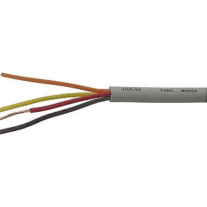Fio Manga 4 x 26AWG Sem Blindagem Bege Tiaflex - RL / 100