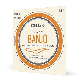 Encordoamento Banjo Tenor D Addario Nickel Plated Steel EJ63