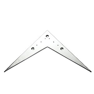 Afirmador De Cordas Guitarra Flyin V Cromado Spirit TFV58-CR