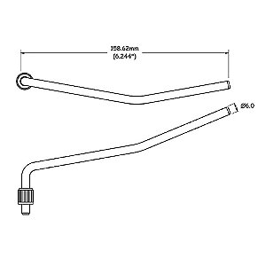 Alavanca Ponte Floyd Rose Cromada Fosca Spirit HFT20-MC