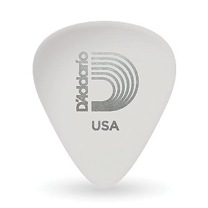Palheta Celulóide Branca 1.0mm Pesada D Addario 1CWH6-10