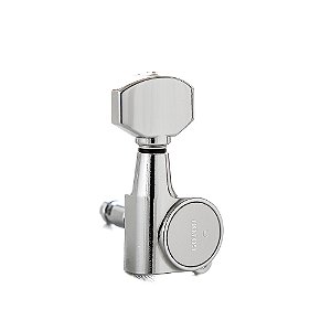 Tarraxa Blindada Trava (L3+R3) Cromada (6 Peças) Gotoh SG381