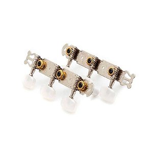 Tarraxa P/violao 3+3 Pino Grosso Tradicional Cromada Dolphin