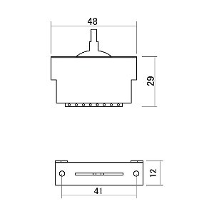 Chave Seletora 5 Posições Instrumentos Blindada Hosco YM-50S