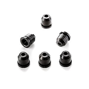 Bucha Passa Corda Preta (6 Peças) Spirit Spirit JTE-BK