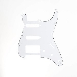 Escudo Para Guitarra Am Strat HSS Branco 3P Spirit 110-WH