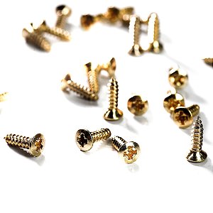 Parafuso Suporte Jack Dourado WO 2.5x10.0 (24 Peças) Spirit