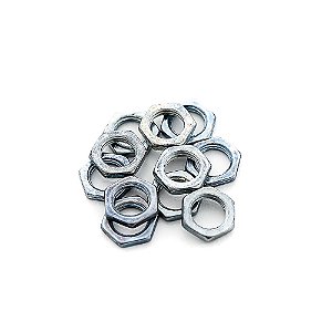 Porca Jacks/Pots M8.0 Niquelada (12 Peças) Spirit M8-POT-NI