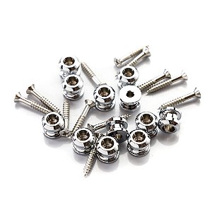 Roldana Trava Correia Cromada (12 Peças) Spirit Lock PIN-CR