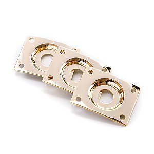 Suporte Para Jack Conexão Dourado (3 Unidades) Spirit LJC-GD