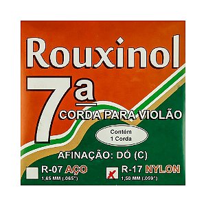 Corda Avulsa Para Violão Nylon 7 (DÓ) Rouxinol R17