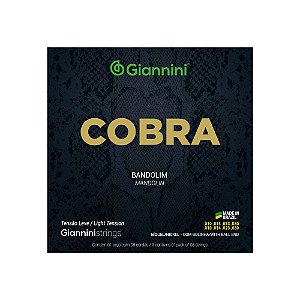 Encordoamento Bandolim Leve Bolinha Giannini Cobra GESBN
