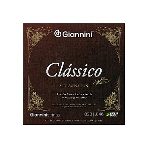 Encordoamento Nylon Super Extra Pesado Giannini GENWSXPA