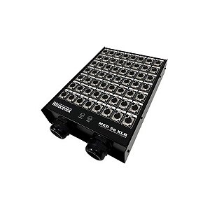 Med2 56 2sncc - Painel 56 Furacoes Xlr Com Conectores C/ 2 Saídas Wireconex