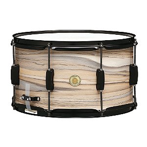 Caixa Para Bateria 14x08 (Natural Zebrawood Wrap) Tama Woodworks WP148BK-NZW