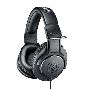 Fone De Ouvido Athm20x Preto Audiotechnica