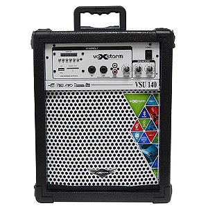 Caixa Multiuso Amplificada 6 Polegadas 20 W Rms - Voxstorm Vsu140 Usb