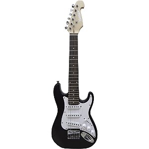 Guitarra Elétrica Infantil Kids Profissional Teg 30 Preto Thomaz