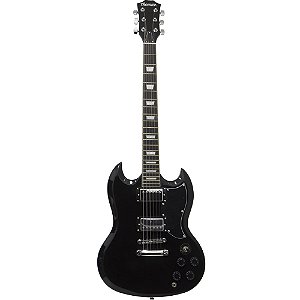 Guitarra Elétrica Sg De Madeira Maciça Thomaz Teg 340 Preto