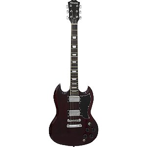 Guitarra Elétrica Sg De Madeira Maciça Thomaz Teg 340 Vinho