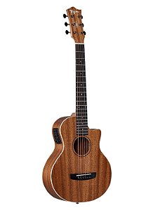 Violão Tagima Baby 36" Artistic Safir Mahogany Cutaway Eq Aço