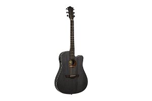 Violão Tagima TBW-400 Folk Slim Cutaway EQ Aço Okoume Preto
