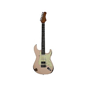 Guitarra Tagima TGA-580 SHPK Shell Pink Relic HSS