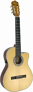 Violão Eletroacústico Waldman CLCEX1010 N Nylon Cutaway Natural Satin