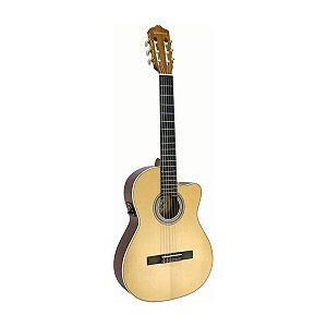 Violão Eletroacústico Waldman CLCEX1010 N Nylon Cutaway Natural Satin