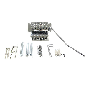 Kit Ponte Floyd Rose Flutuante com Lock Nut Cromada PFR-CR