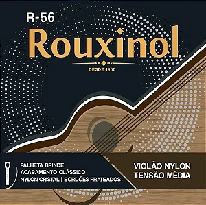 Encordoamento Rouxinol R-56 para Violão Nylon Tensão Média