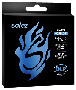 Encordoamento Solez SLG95 para Guitarra Elétrica 0.0095" DLP