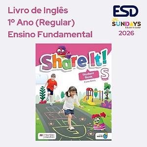 [SUNDAYS/ESD] Livro Inglês 1º Ano EF REGULAR 2026