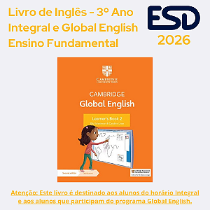 Livro Global English - 3º Ano EF (Integral/Global) 2026
