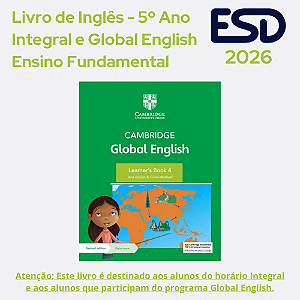 Livro Global English - 5º Ano EF (Integral/Global) 2026