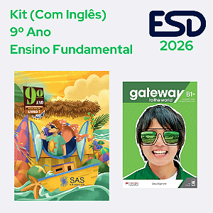Kit Integrado Livros 9º ano (Com Inglês) SAS ESD 2026