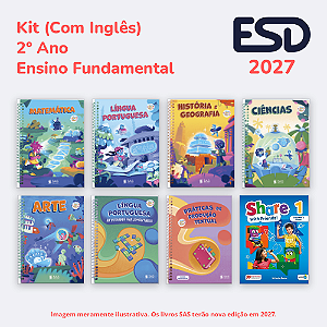 Kit Integrado Livros 2º ano (Com Inglês) SAS ESD 2027