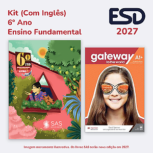 Kit Integrado Livros 6º ano (Com Inglês) SAS ESD 2027