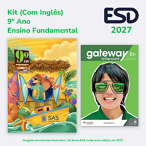 Kit Integrado Livros 9º ano (Com Inglês) SAS ESD 2027