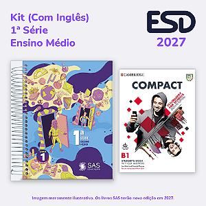 Kit Integrado Livros 1ª série EM (Com Inglês) SAS ESD 2027