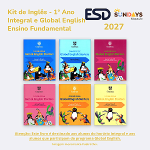 [SUNDAYS/ESD] Kit Global English - 1º Ano EF (Integral/Global) 2027
