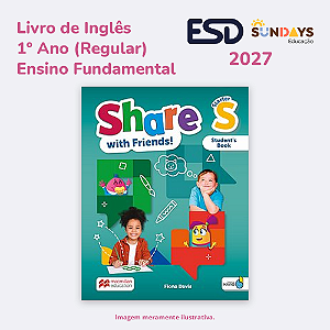 [SUNDAYS/ESD] Livro Inglês 1º Ano EF (Regular) 2027